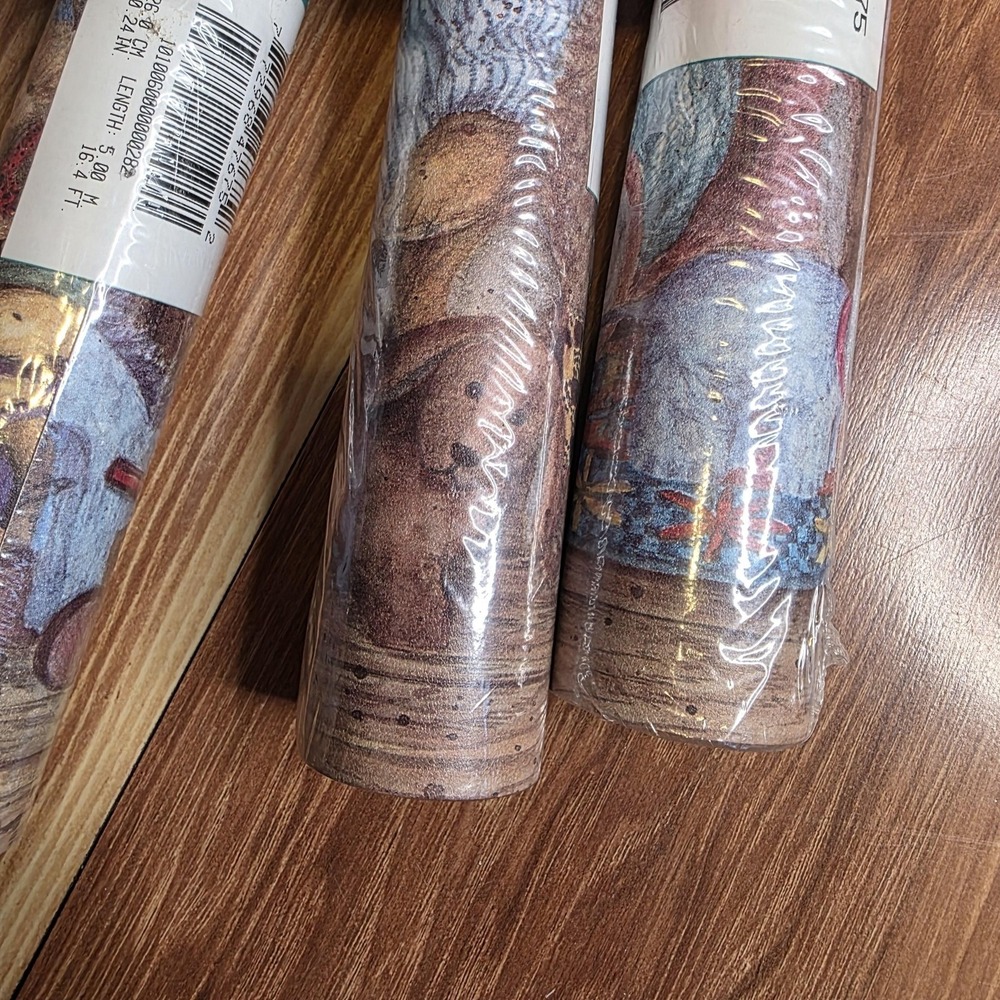 Vintage Encore Country Teddy Bear Wallpaper Border Set Of 3 5M 16.4 FT Decor